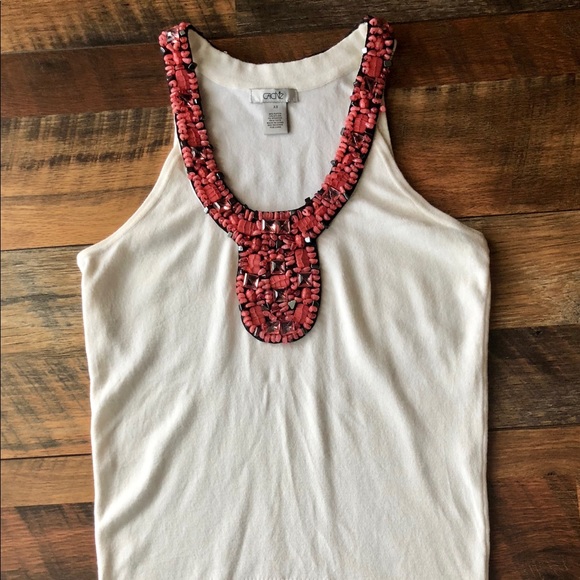 Cache ladies sleeveless top -XS EUC - Picture 2 of 3